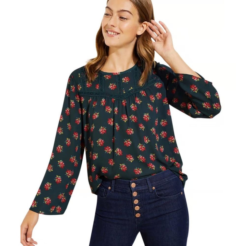 Ann Taylor Loft Lace Blouse